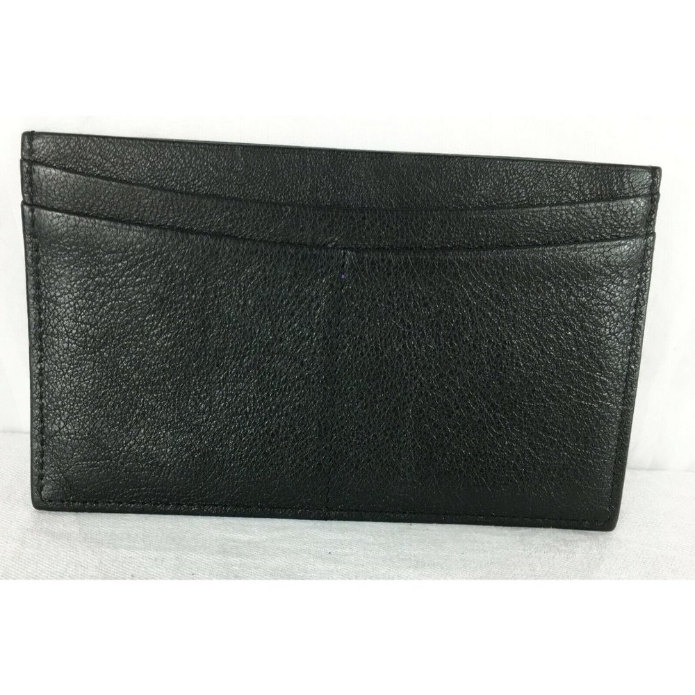 Graphic Image Double Sided Card Receipt Slim Holder Center Compartment